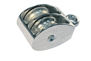 Блок двойной метал. с вертлюгом 1/2"