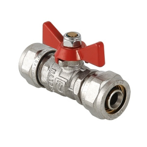 Кран шаровый 16" рукоятка-бабочка под обжим Valtec 313 №1616