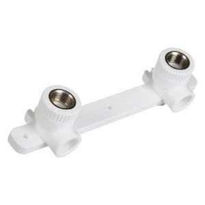 Угольник комбинированный вн.рез. 20*1/2" с креплением двойной 47422 / 62293 / 62751