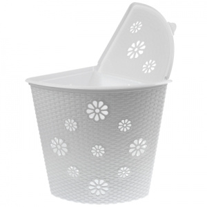 Корзина для белья 45л угловая Плетенка