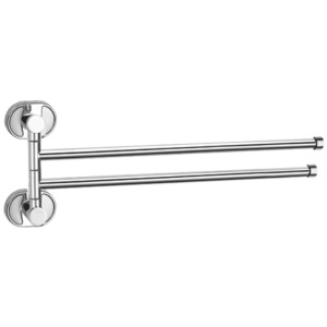 Вешалка LEDEME 2-я д/полотенца поворотная L1912  896740