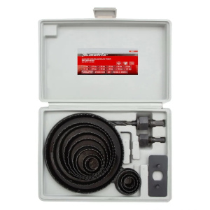 Набор кольцевых пил по дереву 19-127мм (12шт) Matrix 70472