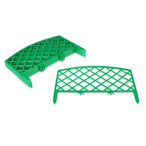 Забор декоративный 6 "Плетенка" зеленый 24см/3,2м