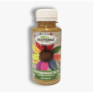Паста колер. универсальная ECOTERRA бежевый №4 (0,1л)