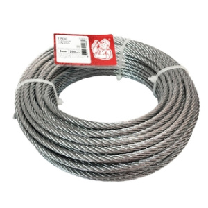 Трос 5мм стальной DIN 3055  (25м)