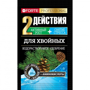 Удобрение водорастворимое с аминокислотами для хвойных (100г)