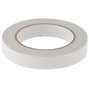 Лента клейкая на вспененной основе двусторонняя белая 19мм*5м Matrix 89080