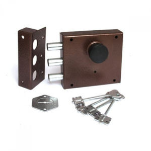 Замок накладной Богатырь с вертушкой  2006