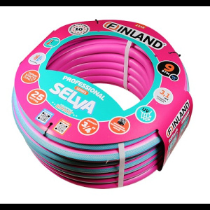 Шланг поливочный ТЭП 1/2" 25м 3-слойный фуксия 2632 FINLAND