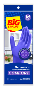 Перчатки хозяйственные суперчувствительные BIG City размер M