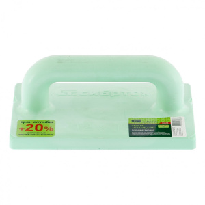 Терка полиуретановая 120*190мм облегченная Сибертех 86636