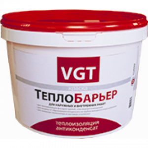 Краска ВД-АК 1180 д/нар. и вн. работ Тепло Барьер теплоизоляция (2л) ВГТ