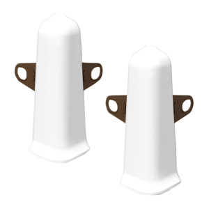 Угол внешний 85мм 001 белый (2шт)