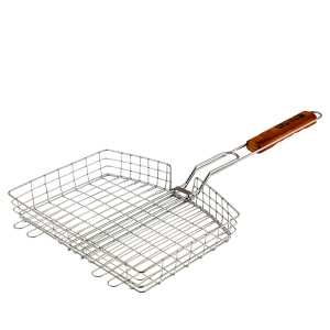 Решетка-гриль 305х235х55мм объемная ахромир. Camping Palisad 69559