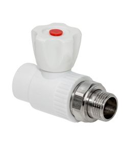 Кран шаровый для радиаторов 20*1/2" прямой PREMIUM 47332