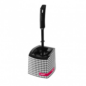 Ершик д/унитаза York Стайл Пепита с подставкой 216104