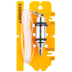 Отвес строительный STAYER PROFI со шнуром 100гр  06352-10