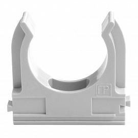 Клипса д/трубы d32мм серая (6шт) 02732