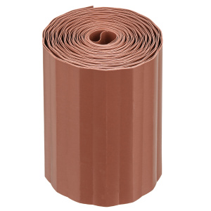 Бордюрная лента 15х900см полипропиленовая коричневый  Palisad 64484