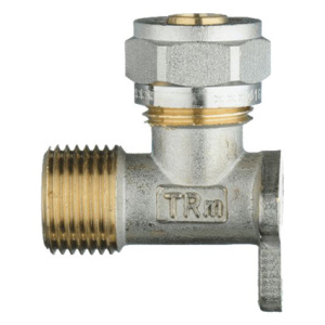 Угольник 16*1/2" ш/ц с креплением (водорозетка) TRm01803