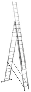 Лестница алюминиевая 3-х секционная 3*16 Уфук про Догрулар Р 411316
