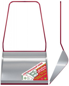 Скрепер д/уборки снега красный большой 1459