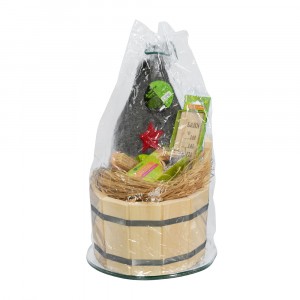 Набор из 6 пр. (ушат 5л, щетка с пемзой, мочало лыковое, запарка, термометр, шапка Б) 796741