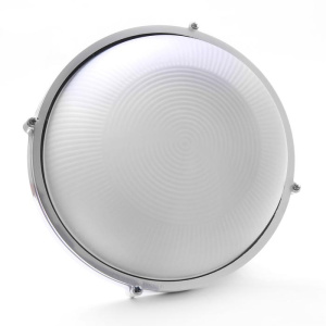 Светильник НПП-03-100-009 Банник 1101 Круг большой матовый/корпус (белый)