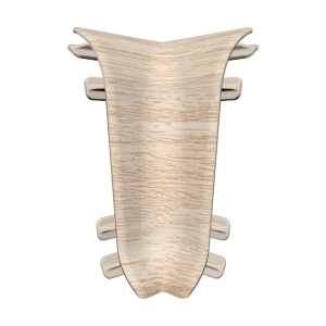 Угол внутренний 55мм 254 ясень светлый  (2шт)