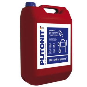 СуперСтяжка Plitonit для цементно-песчаных стяжек 3л 