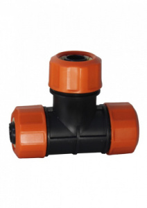 Переходник Т-образный для шлангов 3/4-3/4-3/4" 74009