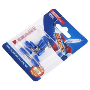 Клемма плоская изолированная (гнездо-3.8мм) 1.5-2.5кв.мм (10шт) 06-0388-A