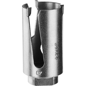 Коронка ЗУБР ПРОФИ ПРОУНИВЕРСАЛ бетон, кирпич, керамика, гипсокартон, дерево 40мм  29514-40