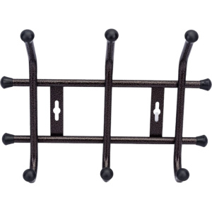 Вешалка настенная Nika 3крючка 28x21,5x8,5см мед. антик 227708