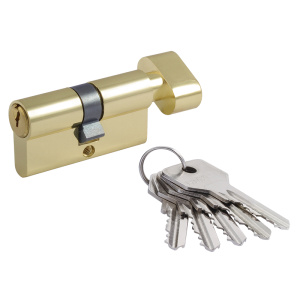 Механизм цилиндровый STD AL ЛВ-60 30-30 золото Нора-М 16553