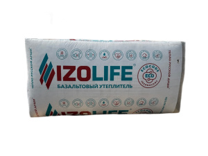 Утеплитель Изолайф Light 100х600х1200мм (5,76м2; 0,576м3; 8шт)
