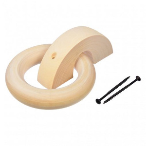 Ручка дверная Банные штучки-30042 липа кольцо  