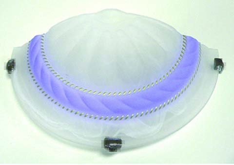 Светильник бра 1*60 "Орхидея" 1/2 голубой арм.хром