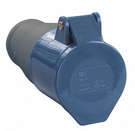 Розетка 223 переносная 2Р+РЕ 32А 220Вт IР44 ИЭК