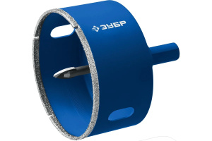 Коронка алмаз.кафель/стек d102мм Р60 центр. сверло ЗУБР Профессионал 29850-102