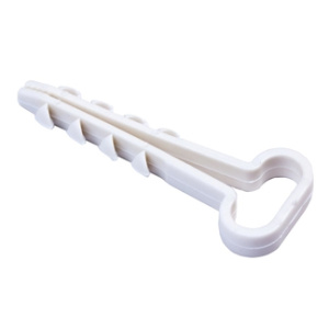 Дюбель-хомут ДХП 6-14 плоский (10шт) белый 23526 6 duwi / 3650097