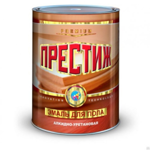 Эмаль д/пола б/сохнущяя красно-коричневая (1,9кг) Престиж