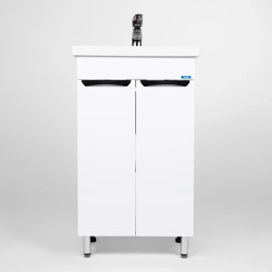 Тумба Лима (COMO 50) 2 двери, белая 38х46х82 без умывальника 10689