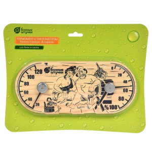 Термометр с гигрометром Банная станция "В парной" сосна 18048 / 796869