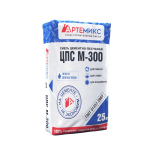 ЦПС М300 (цементно-песчаная смесь) 25кг 