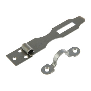 Накладка амбарная НДА 180х40х35мм d=13мм цинк