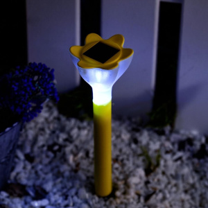 Светильник св/д на солн.батарее садовый USL-C-419/PT305 Yellow crocus 2932738