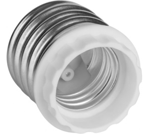 Переходник д/патрона Е40-Е27 белый  24636 7 REV