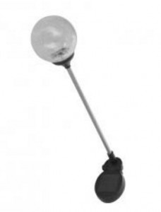 Светильник на солн. батарее КОС_SОL208 1LED растресканное стекло 76см 607003