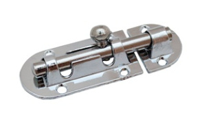 Шпингалет накладной Trodos 01.02.02 80мм хром  205052